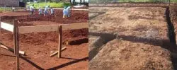 fundação - escavação
