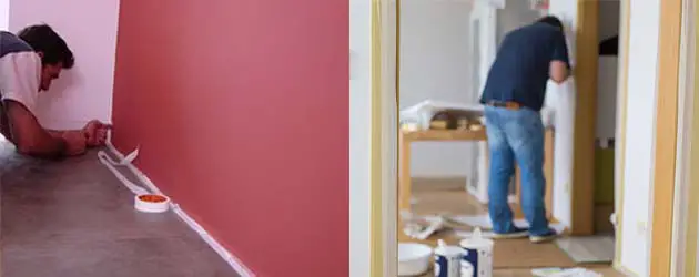 Como proteger a casa de respingos durante a pintura